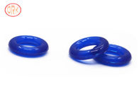 ซิลิโคนสีน้ำเงินใสครึ่งวงแหวน O ความทนต่อความร้อนของแหวนขนาดที่กำหนดเอง