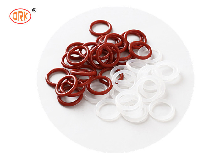 ยางซิลิโคนเกรดอาหารทนต่อการกัดกร่อน O Ring AS568 ขนาดมาตรฐาน