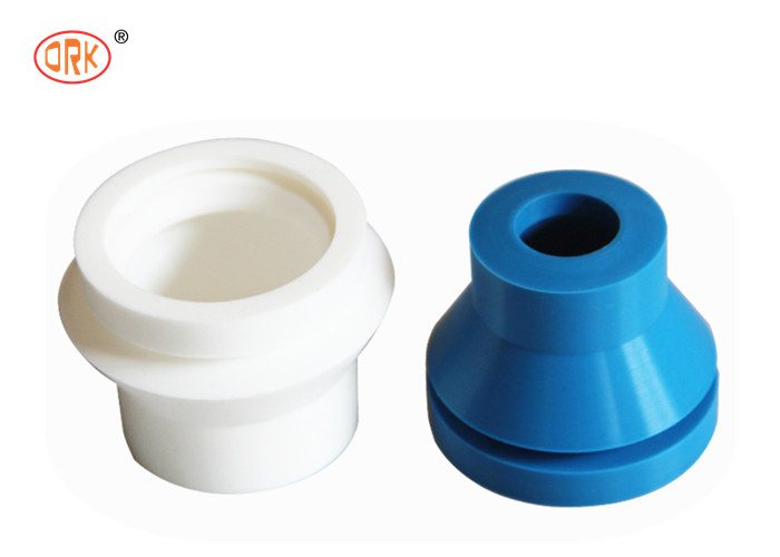 ความต้านทานการกระโดดกลับที่ดี สีน้ําเงิน Custom Mold Silicone Rubber Bushing