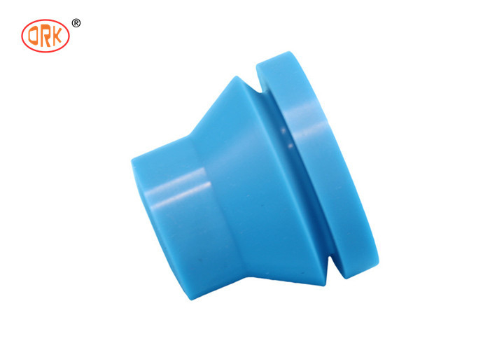 ความต้านทานการกระโดดกลับที่ดี สีน้ําเงิน Custom Mold Silicone Rubber Bushing