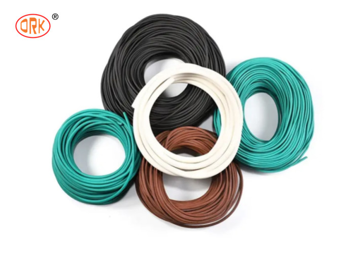 สีดำสีน้ำตาลสีเขียวสีขาว NBR ความต้านทานต่อการขัดถูแถบยางไนไตรล์ซีลสายโอริง