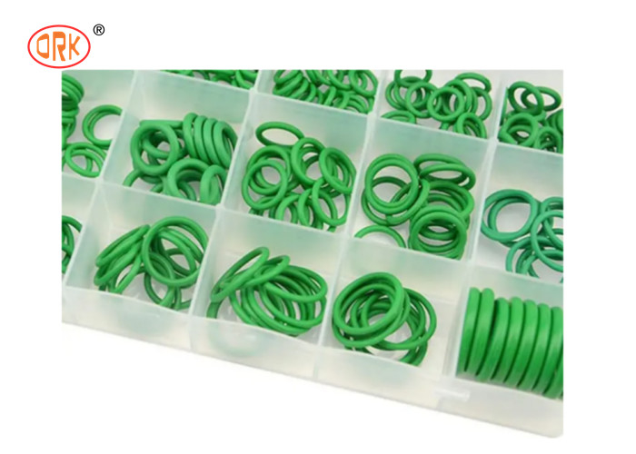 สีเขียว HNBR 240PCS O Ring Box 18 ขนาด O Ring kit สำหรับเครื่องปรับอากาศ