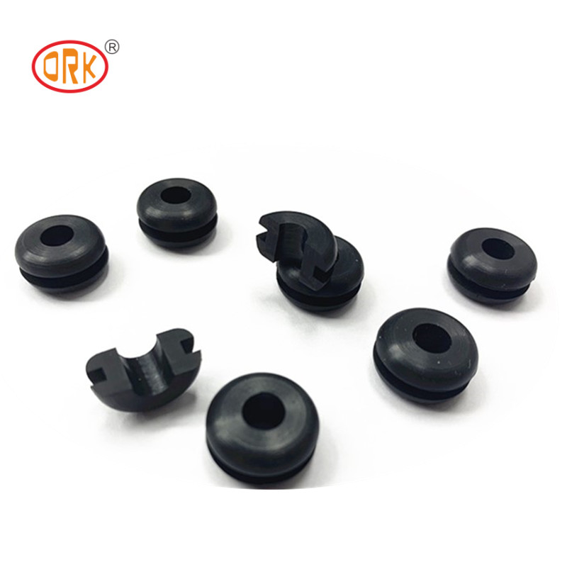 การต่อต้านความร้อนแบบกําหนดเอง สีดําซิลิโคนยางหลุม Grommets Plug / สายยาง Grommet แหวนสําหรับอะไหล่รถยนต์