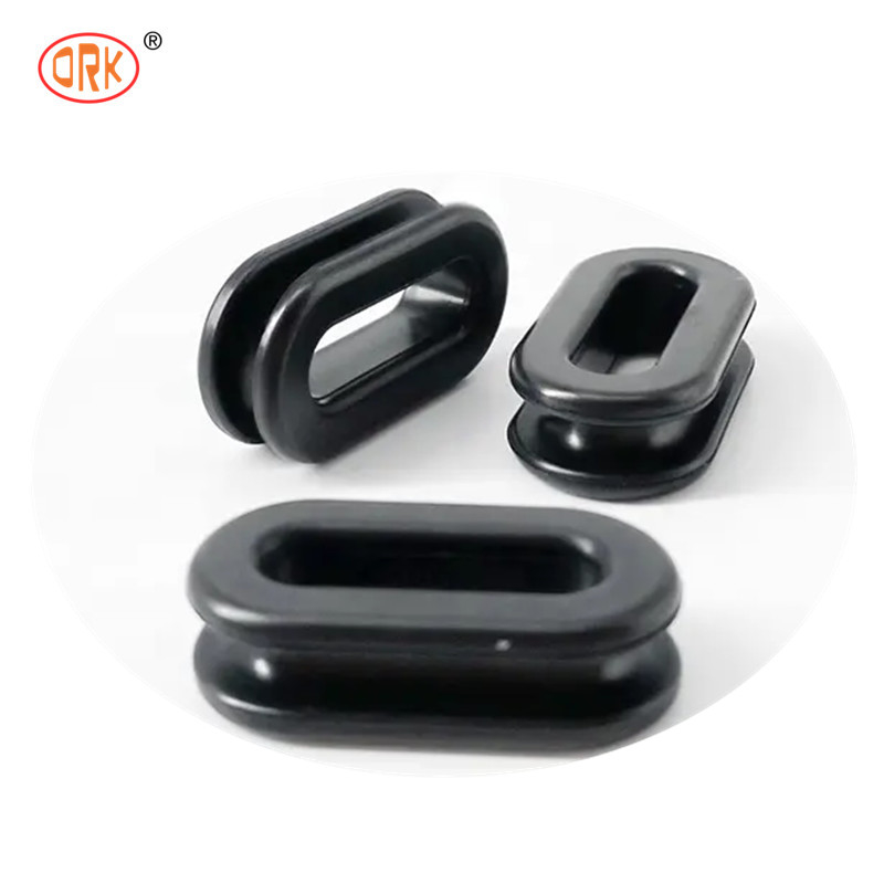 ORK อะไหล่ยางแบบ FDA รับรองไม่เป็นพิษ ซิลิโคนยาง Grommets ความแข็งแรงในการดึง 1000 PSI