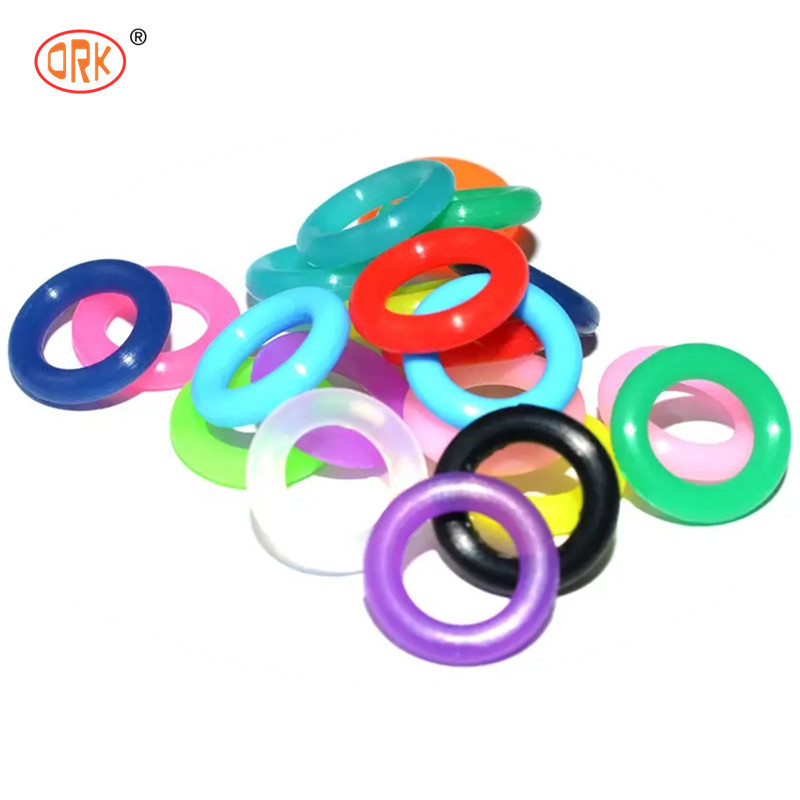 ORK สีซิลิโคนอุตสาหกรรมอุตสาหกรรมอุณหภูมิสูง รถยนต์ O Rings ผู้ผลิต