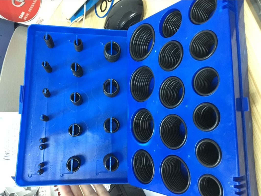 NBR70 FKM75 O Ring Box การซ่อมแซม 30 ขนาด ความดันสูง O Ring Kits สําหรับเครื่องขุด