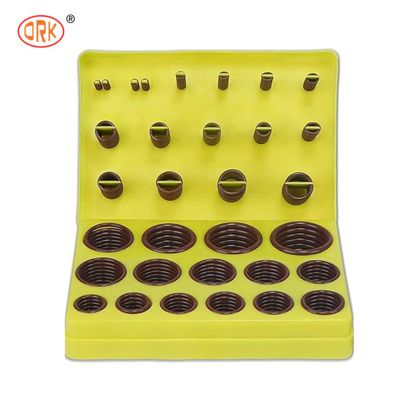 ความทนทานสูง 386PCS FKM 75A สีน้ําตาล สายประปา O Ring Kit สําหรับรถยนต์