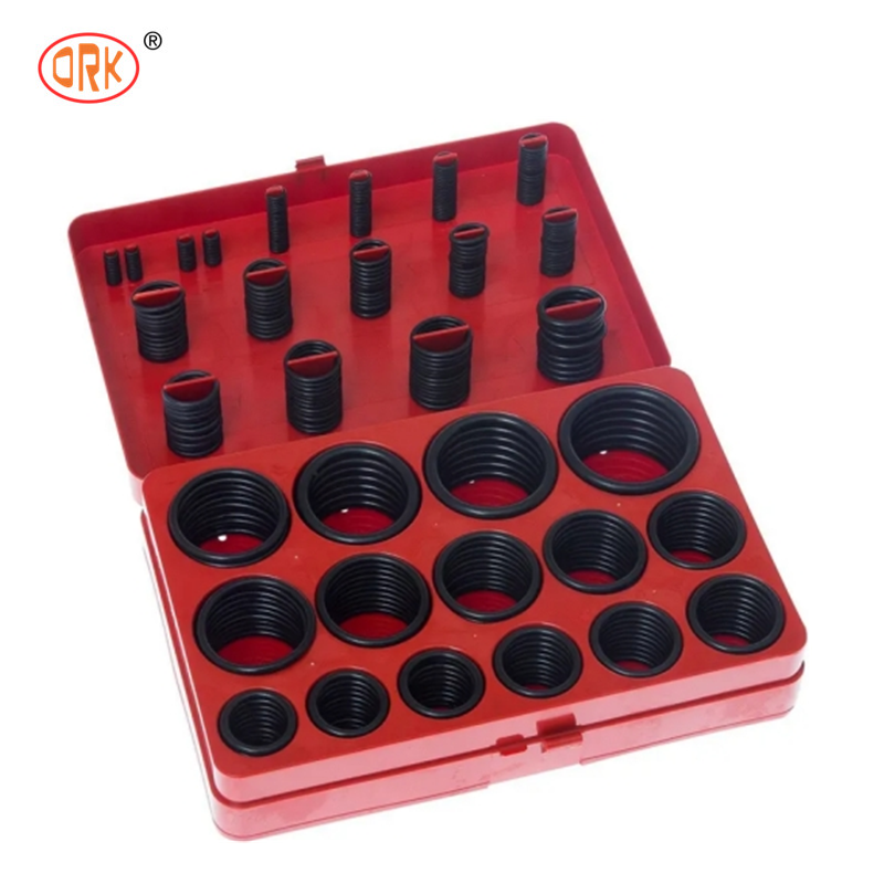 NBR Nitrile O Ring Kit, Multi Material Rubber O-Ring Set, Leakproof Sealing Rings, เหมาะสําหรับรถยนต์, เครื่องขุด, การบํารุงรักษาท่อ