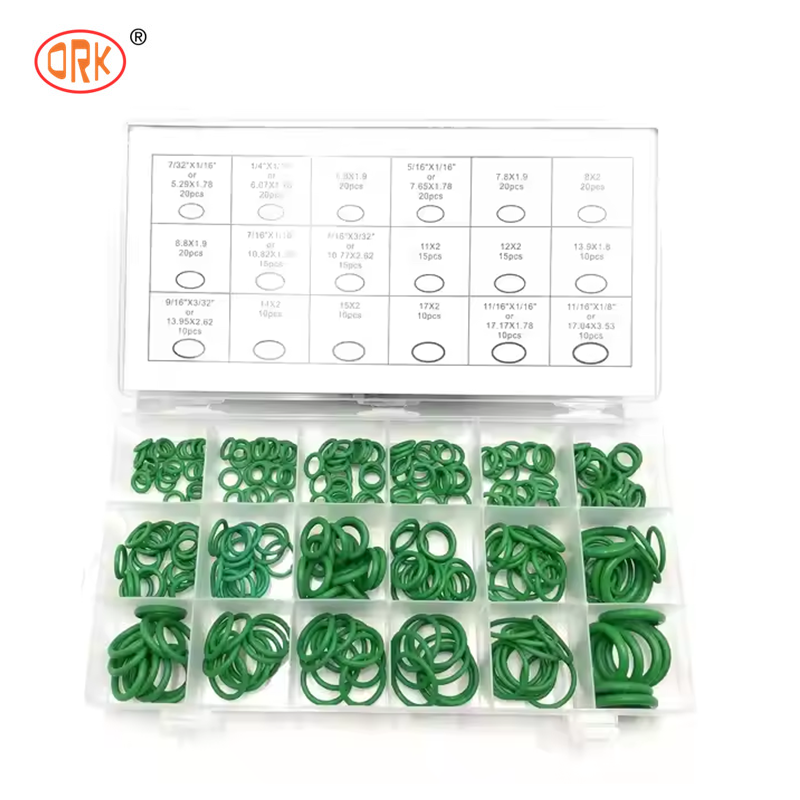 NBR Nitrile O Ring Kit, Multi Material Rubber O-Ring Set, Leakproof Sealing Rings, เหมาะสําหรับรถยนต์, เครื่องขุด, การบํารุงรักษาท่อ