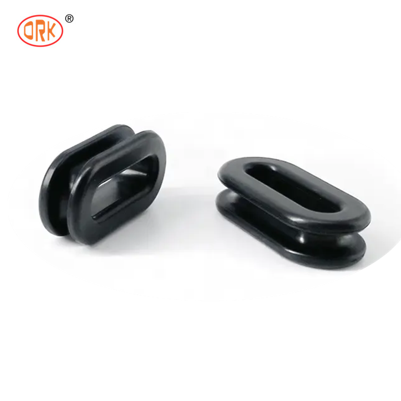 Industrial Silicone Wire Grommet, Rubber Hole Grommet with Silicone NBR EPDM FKM Available, Waterproof Dustproof Vibration Damping for Electronic Equipment Panel