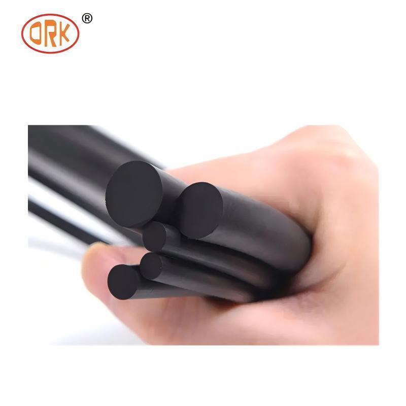 High Elastic O Ring Rubber Cord, NBR / EPDM / FKM / Silicone Options, Weather Resistant for Pneumatic Equipment & Machinery Sealing