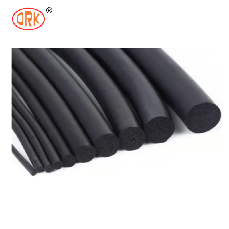 Continuous EPDM Rubber Extrusion, Heat & Dilute Chemical Resistant Rubber Strips, Custom Shapes for Outdoor Equipment Sealing