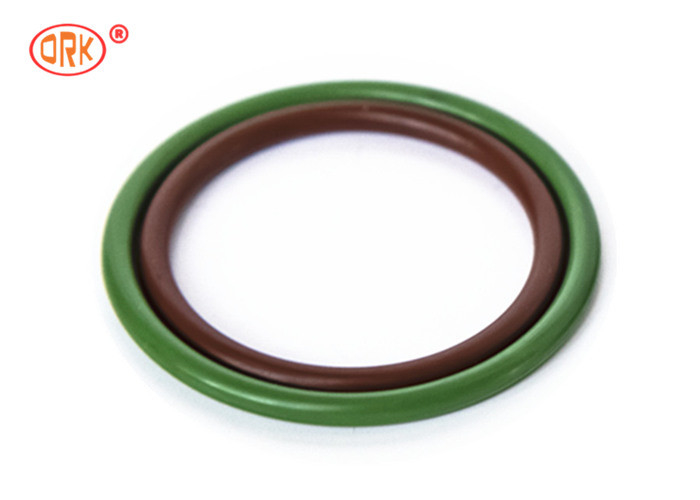 O-Ring เมตริกสีน้ำตาลสีเขียวสีดำ FKM ที่มีความทนทานต่อกรดสำหรับระบบซีลเครื่องยนต์อากาศยาน