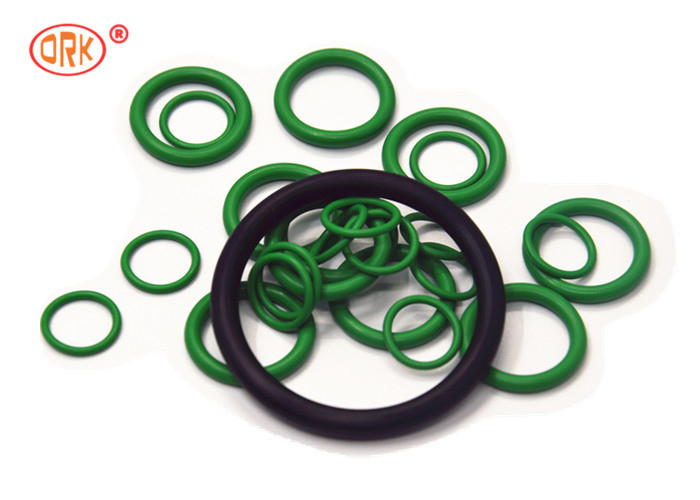 O-Ring เมตริกสีน้ำตาลสีเขียวสีดำ FKM ที่มีความทนทานต่อกรดสำหรับระบบซีลเครื่องยนต์อากาศยาน
